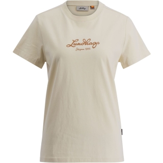 Lundhags Jarpen Logo T-shirt Women's Chalk White