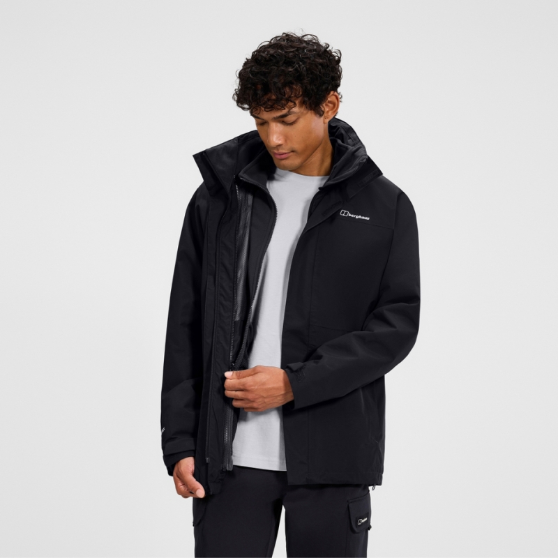 Berghaus Hillwalker 2.0 Gemini 3IN1 Jkt Jet Black/Cavern