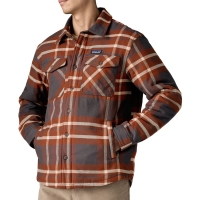 Patagonia LW Insulated Fjord Flannel Shirt Ashore: Ink Black