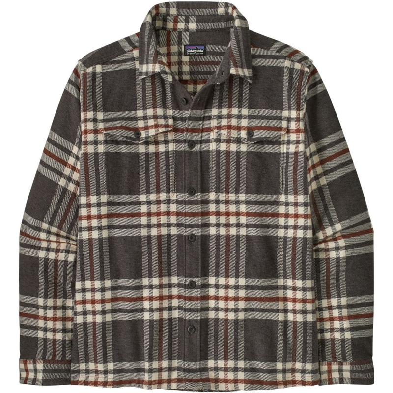 Patagonia Fjord Flannel Shirt Catch: Ink Black