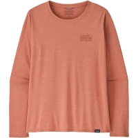 Patagonia L/S Cap Cool Daily Graphic Shirt Women's Strataspire: Moment Pink X-Dye
