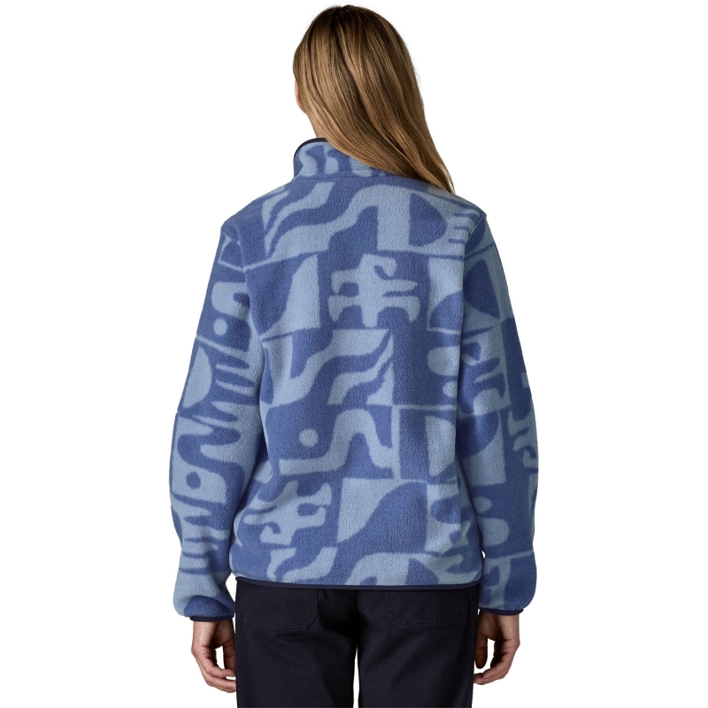 Patagonia LW Synch Snap-T P/O Women's Mother Tree: Barnacle Blue