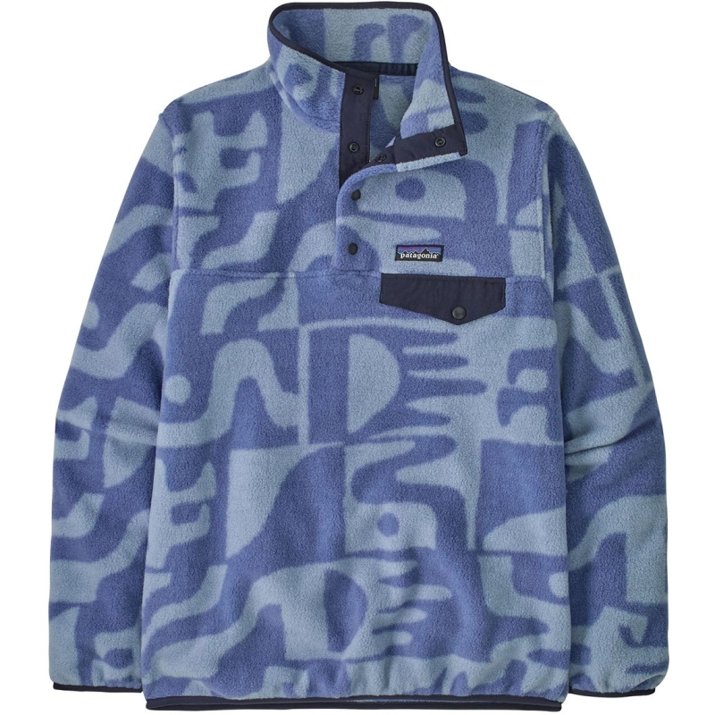 Patagonia LW Synch Snap-T P/O Women's Mother Tree: Barnacle Blue