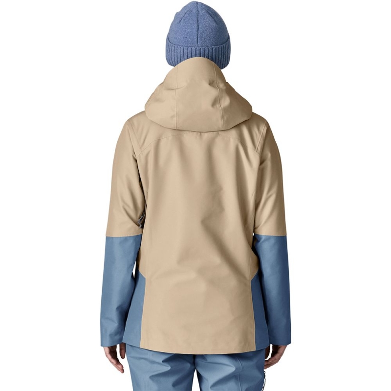 Patagonia Powder Town Jkt Women's Oar Tan