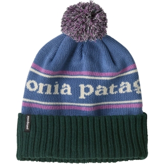 Patagonia Powder Town Beanie Park Stripe: Barnacle Blue