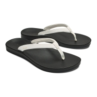 Olukai Uiki Bright White/Lava Rock