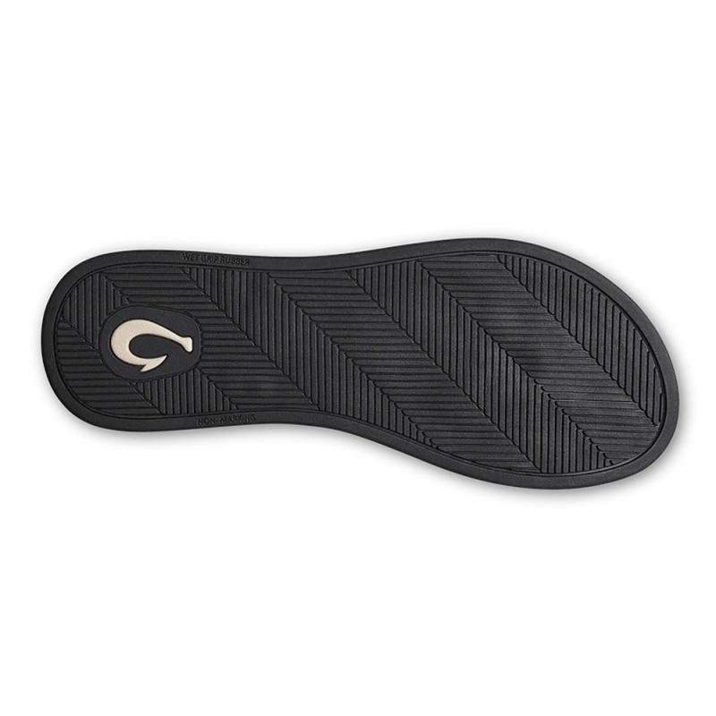 Olukai Uiki Bright White/Lava Rock
