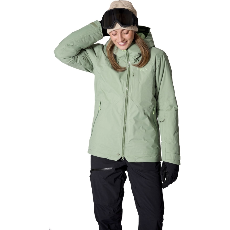 RAB Optical Down Jacket Women's Dark Fig Green