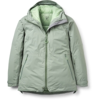 RAB Optical Down Jacket Women's Dark Fig Green