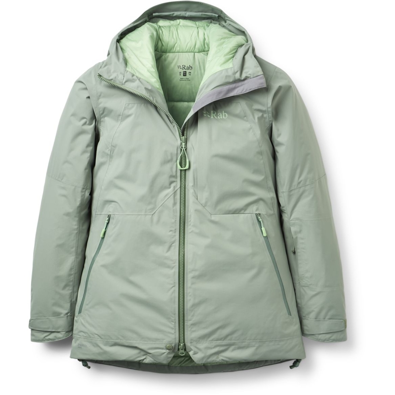 RAB Optical Down Jacket Women's Dark Fig Green