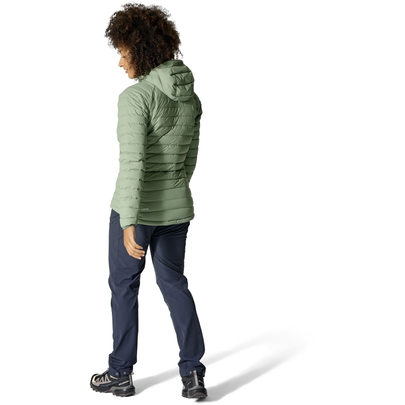 RAB Microlight Windstopper Hoody Women's Dark Fig Green