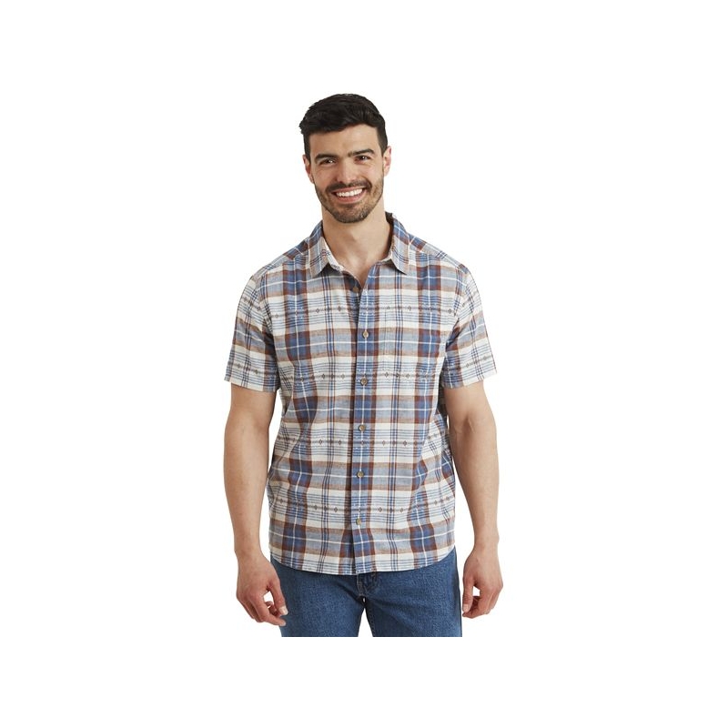 Sherpa Jampa Plaid SS Shirt Peetho