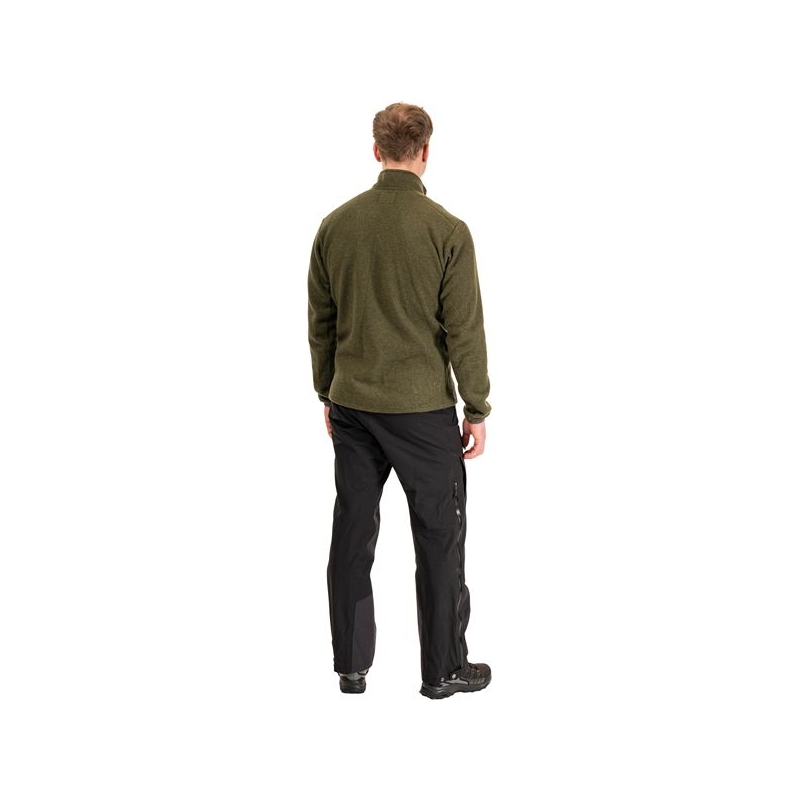 Bergans Rabot Merino Fleece Midlayer Jacket Dark Olive Green