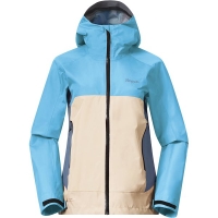 Bergans Vaagaa 3L Shell Jacket Women's Aqua Lagoon / Warm Sand / Gran