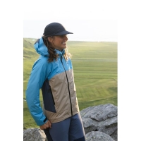 Bergans Vaagaa 3L Shell Jacket Women's Aqua Lagoon / Warm Sand / Gran