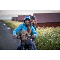 Bergans Vaagaa 3L Shell Jacket Women's Aqua Lagoon / Warm Sand / Gran