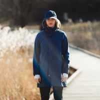 Bergans Urban 2L Shell Coat Women's Navy Blue