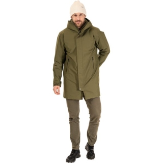 Bergans Urban Insulated Shell Coat Men Dark Green Mud