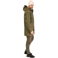 Bergans Urban Insulated Shell Coat Men Dark Green Mud