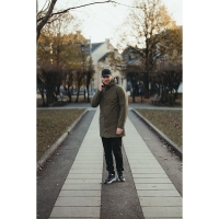 Bergans Urban Insulated Shell Coat Men Dark Green Mud