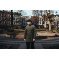 Bergans Urban Insulated Shell Coat Men Dark Green Mud