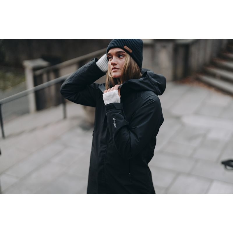 Bergans Urban Insulated Shell Coat Women Black