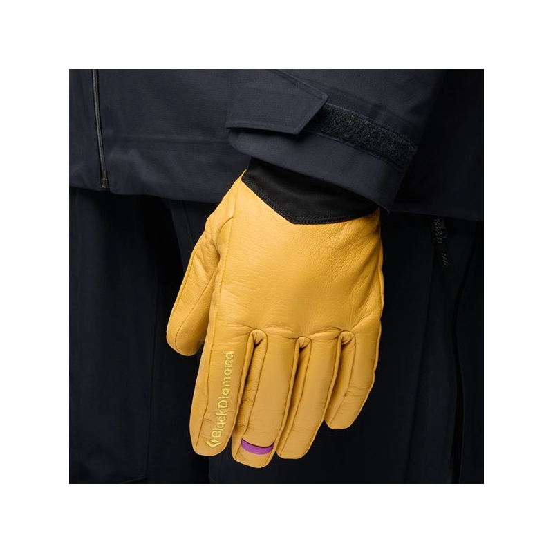 Black Diamond Tour Gloves Beeswax-Black