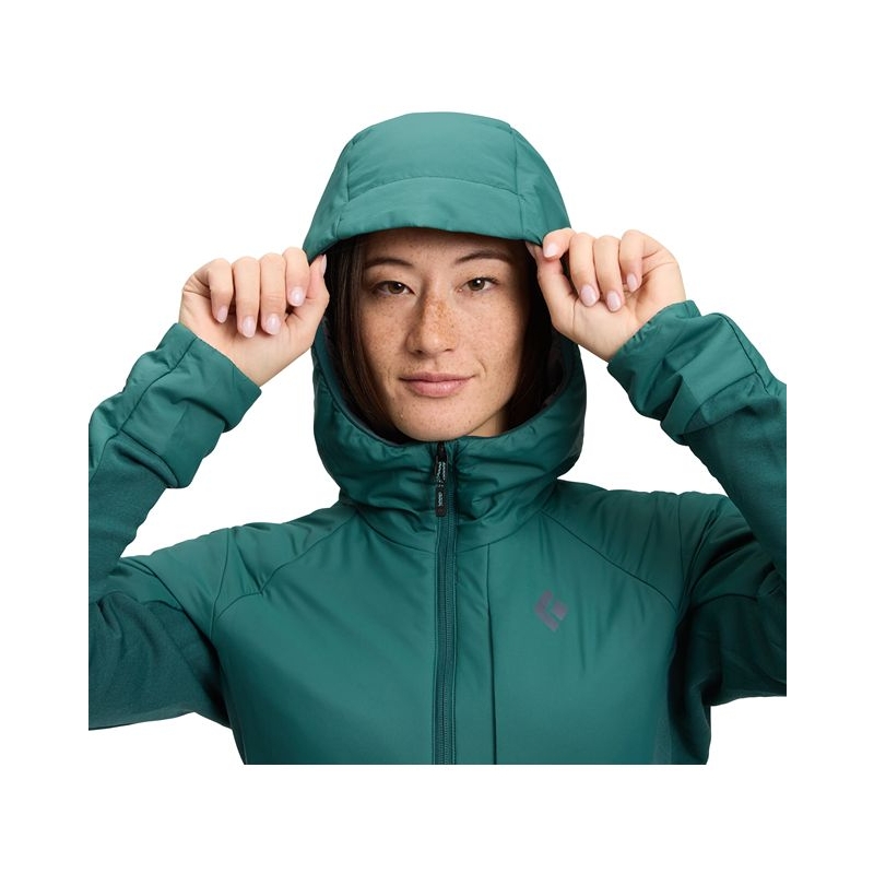 Black Diamond First Light Hybrid Hoody Women's Deep Woods