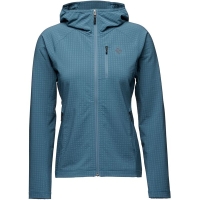 Black Diamond Coeficient Storm FZ Hoody Women's Creek Blue
