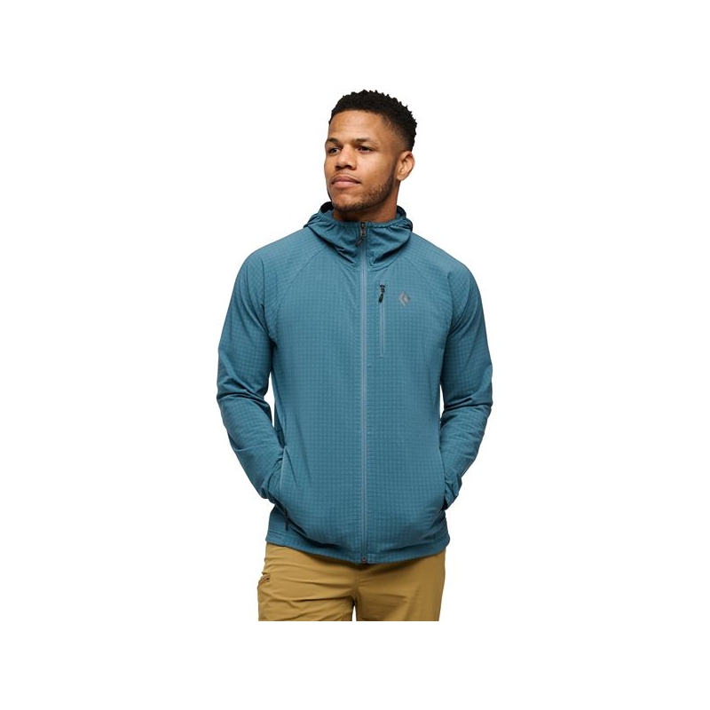 Black Diamond Coeficient Storm FZ Hoody Creek Blue