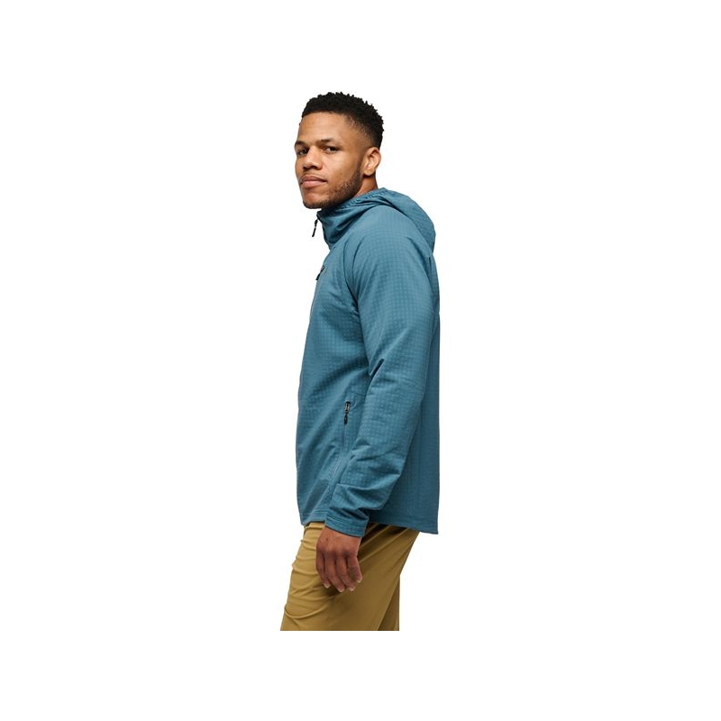 Black Diamond Coeficient Storm FZ Hoody Creek Blue