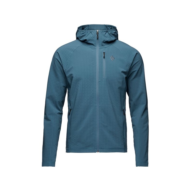 Black Diamond Coeficient Storm FZ Hoody Creek Blue
