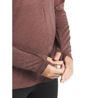 Craft Wool LS Tee Women's Rose Brown/Melange