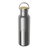 Klean Kanteen Isolatiefles Reflect met bamboedop 473ml Brushed Stainless
