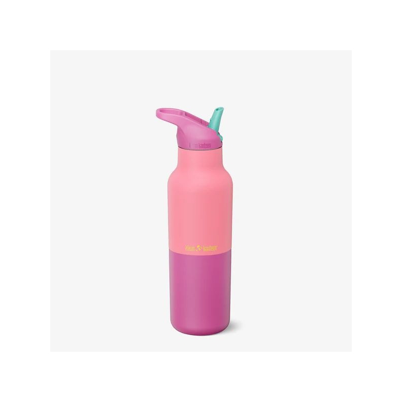 Klean Kanteen Isolatiefles Kaleidoscope met flip/sportdop 473ml Pink Lemonade Kaleidoscope