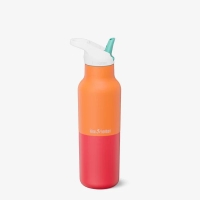 Klean Kanteen Isolatiefles Kaleidoscope met flip/sportdop 473ml Marigold Kaleidoscope