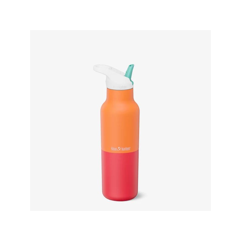 Klean Kanteen Isolatiefles Kaleidoscope met flip/sportdop 473ml Marigold Kaleidoscope