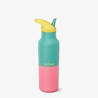 Klean Kanteen Isolatiefles Kaleidoscope met flip/sportdop 473ml Turquoise Kaleidoscope