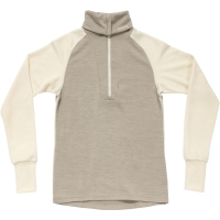 Devold Expedition Merino Silk Zip Women's OffWhite/Stone