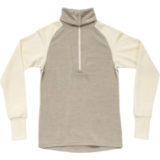 Devold Expedition Merino Silk Zip Women's OffWhite/Stone