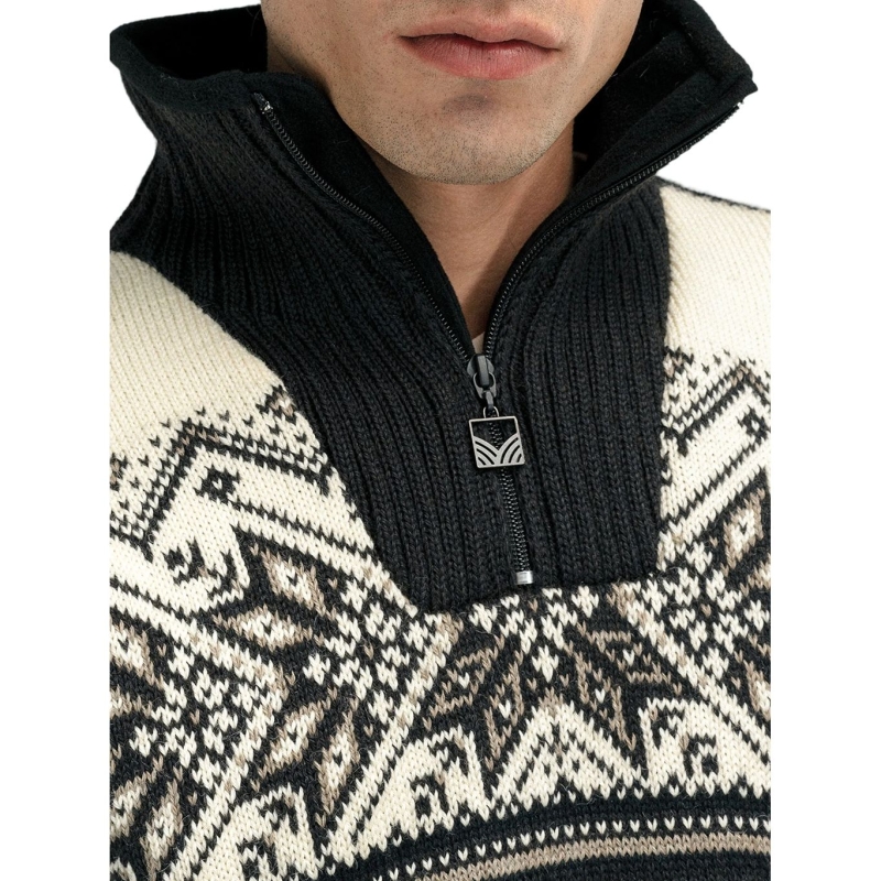 Dale Vail WP Masc Sweater Black Sandstone