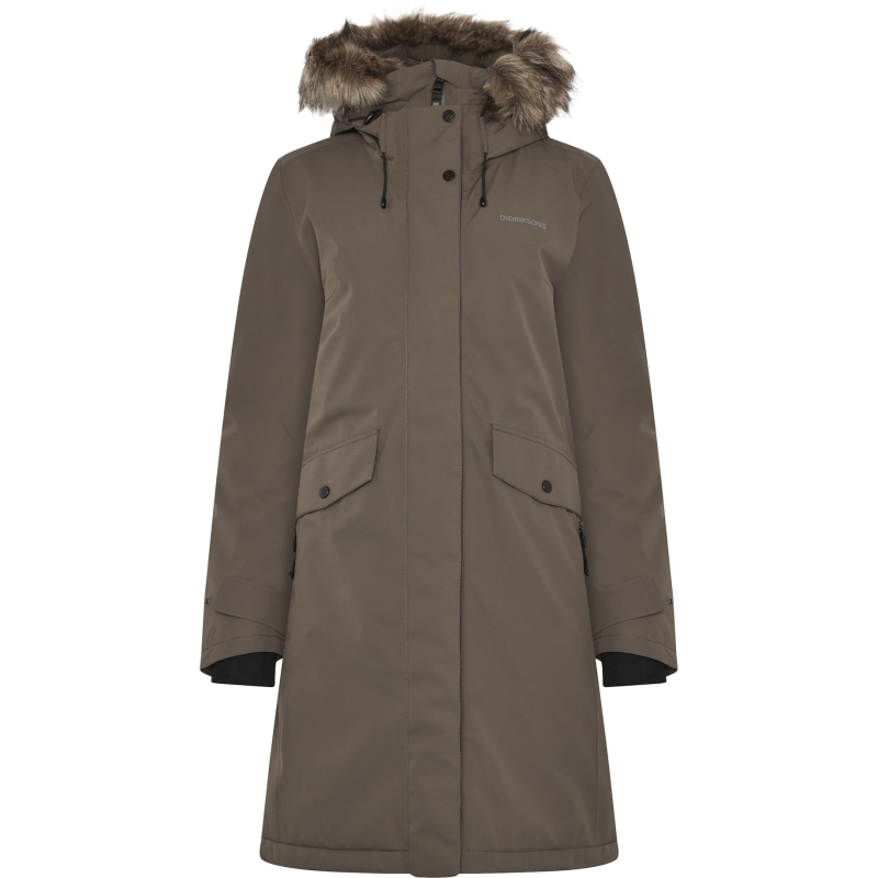 Didriksons Erika Parka 3 Women's Mocha Brown