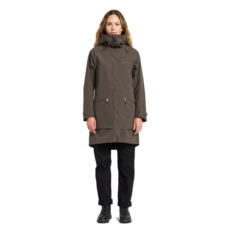 Didriksons Ilma Parka 8 Women's Mocha Brown