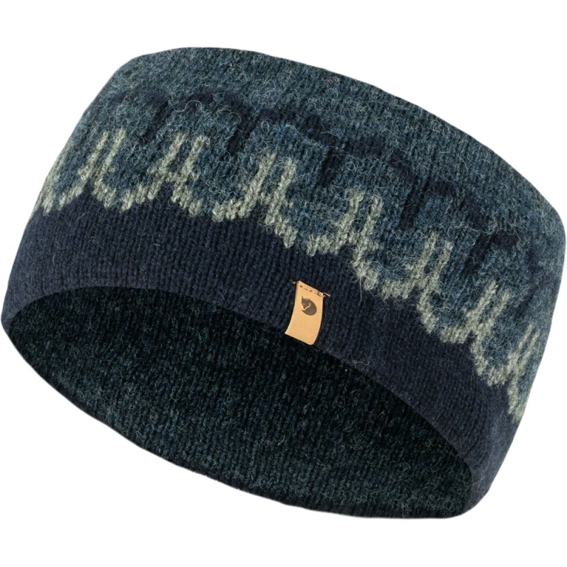 Fjällräven Övik Path Knit Headband Dark Navy-Navy
