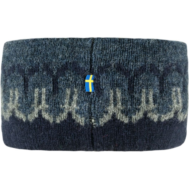 Fjällräven Övik Path Knit Headband Dark Navy-Navy