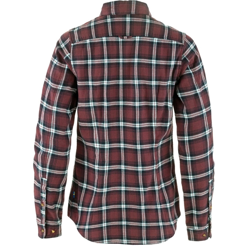 Fjällräven Övik Flannel Shirt Women's Port-Breeze Blue