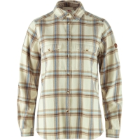 Fjällräven Övik Heavy Flannel Shirt Women's Chalk White-Fossil