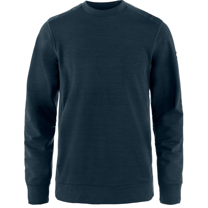 Fjällräven Keb Fleece Crew Neck Dark Navy