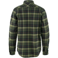 Fjällräven Singi Heavy Flannel Shirt Black-Deep Forest