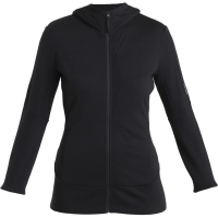 Icebreaker Mer 260 Quantum IV LS Zip Hoodie Women's Black